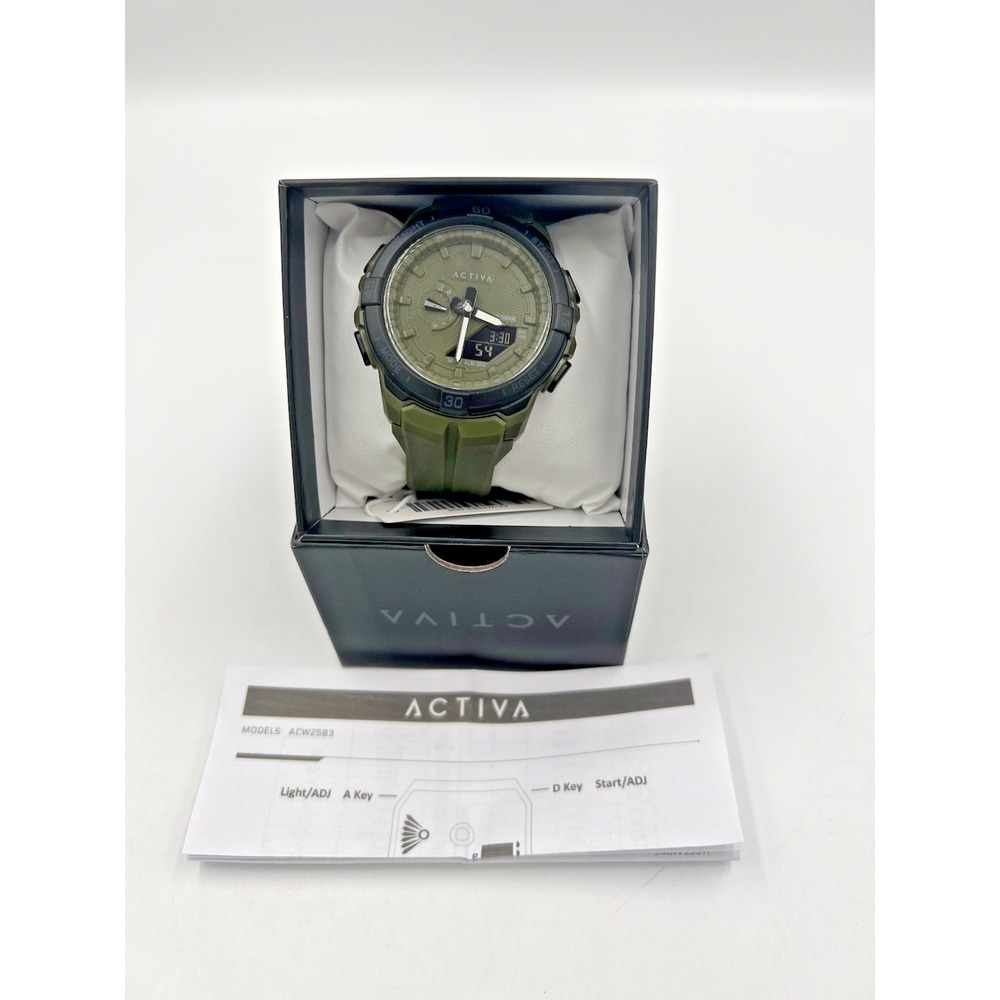 Activa X Invicta Spry Digital Essentials Men Watch  53mm Army Green ACW2583-005